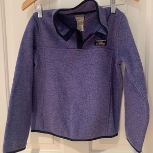 LL Bean Youth 3/4 pullover